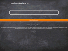 Tablet Screenshot of moderna-hemlarm.se